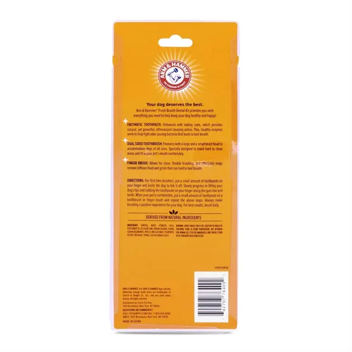 Vista 6 de Arm & Hammer Fresh Breath - Kit dental para perros, jengibre de vainilla