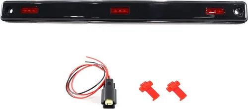 Vista 4 de Lámpara de marcador central trasera roja compatible con Ford Super Duty Dually DRW 2017-2022 con coleta