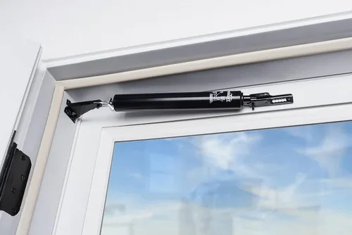 Vista 7 de Wright Products - Pantalla neumática ligera y cierrapuertas de tormenta, negro