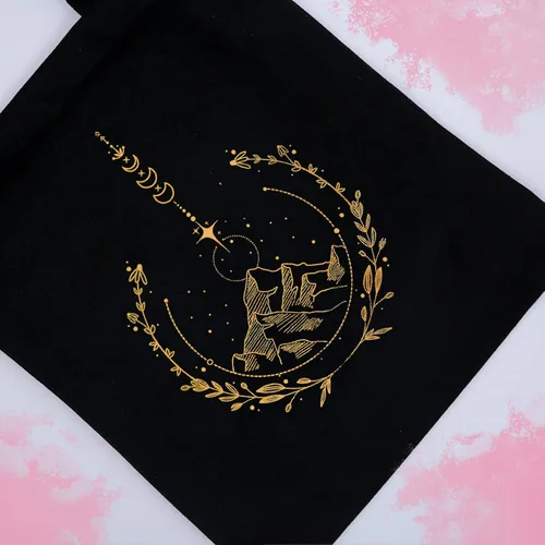 Vista 7 de CMNIM Una corte de espinas y rosas regalos para bolsa de mano Acotar City of Starlight Night Court Regalo para la fan de Rhysand