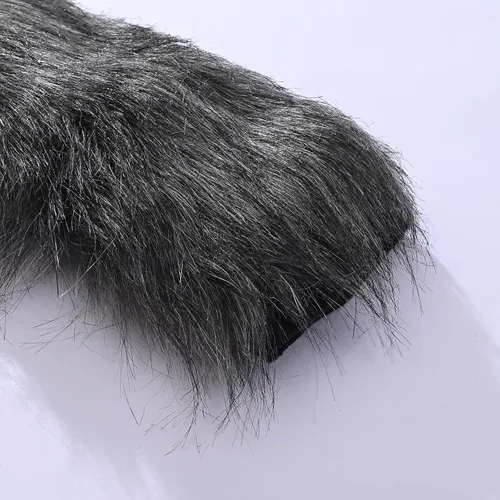 Vista 4 de Lindos guantes de pata de gato, Kawaii Cat Cosplay Kawaii Soft 3D Toes Frijoles sin dedos de gato garra pata pata Pad Sleeve