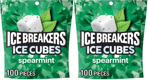 Vista 8 de ICE BREAKERS Ice Cubes - Botellas de goma de mascar sin azúcar con sabor a menta verde, 3.24 onzas (6 unidades, 40 piezas)