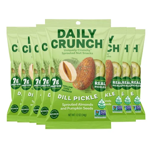 Vista 28 de Daily Crunch Almendras germinadas, churro de canela, paquete de aperitivos