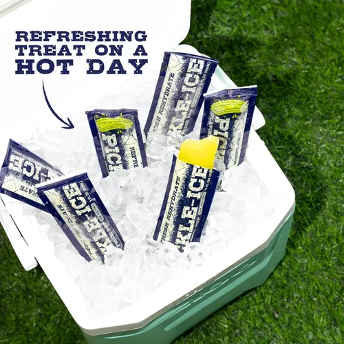 Vista 5 de Van Holten's Pickles - Paletas heladas de pepinillo - Paquete de 8 Electrolyte Popsicles Great for Rehydration & Recovery