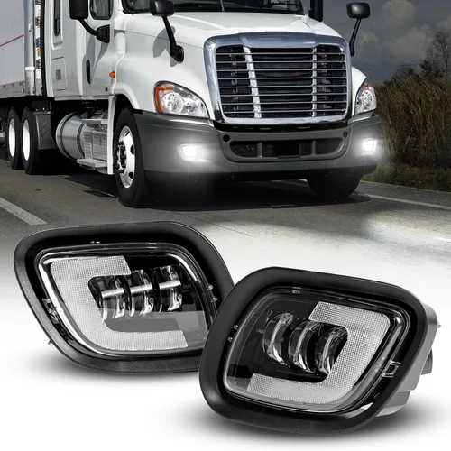 Vista 8 de Nueva versión de luces antiniebla LED ensambladas Compatibles con modelos GMC Sierra 1500/2500/3500 2003-2006 y 2007 Sierra Classic; lámparas