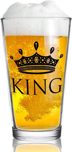 Vista 2 de King Queen, cristalería, multicolor/fantasía (King Beer Queen Wine)