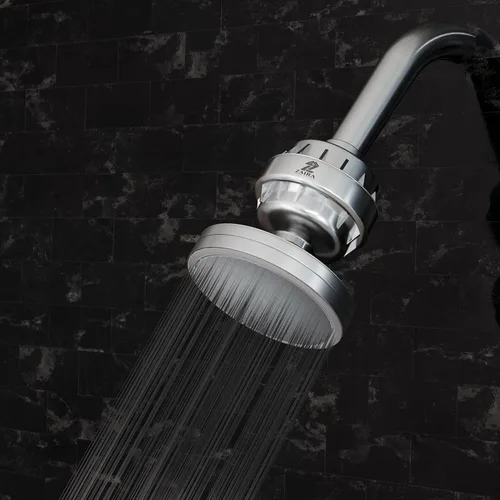 Vista 6 de Zaira - Filtro de cabezal de ducha de 20 etapas, filtro de agua de alto rendimiento para agua dura, mejora el cabello y la piel, fácil de instalar