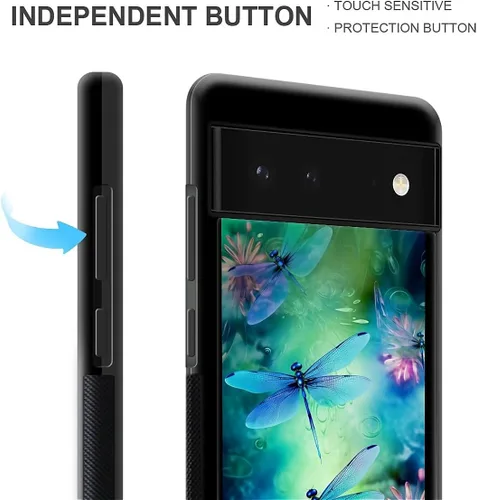 Vista 117 de Compatible con Google Pixel 4A 5G Mobile Case Creative Acrylic Panel trasero Silicona Protección Grip especialmente diseñado para Google Pixel 4A 5G