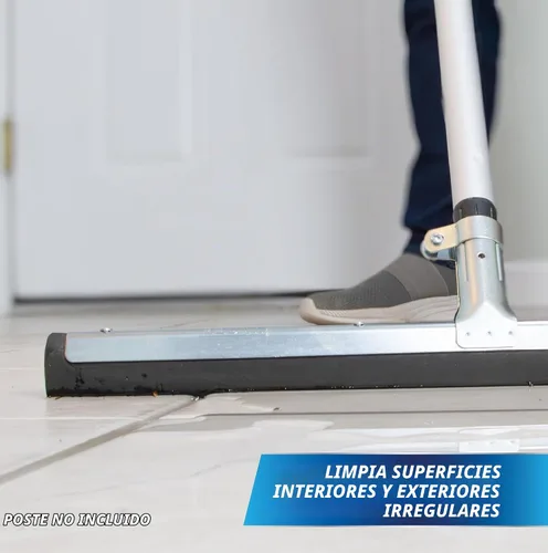 Vista 2 de Unger Escobilla de goma para pisos de superficie irregular AquaFlex profesional, 18