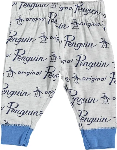 Vista 4 de Original Penguin Baby Boys Creeper Bodysuit and Jogger Pants 3 Pack Gift Set
