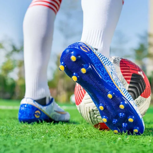Vista 6 de Zapatos deportivos de fútbol para niños y hombres, tenis de fútbol para equipo de fútbol, ligeros, para correr, al aire libre, cómodos