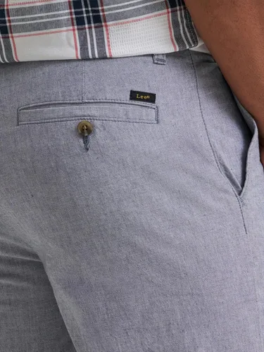 Vista 5 de Lee Pantalón corto de frente plana Extreme Motion para hombre Big & Tall Academia Chambray