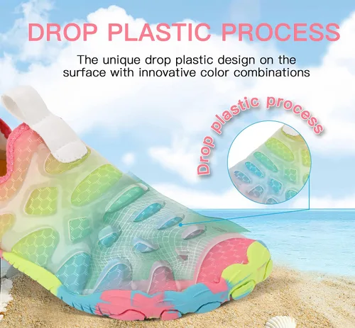 Vista 4 de SIPUHK Zapatos de agua para hombre y mujer, de secado rápido, sin cordones, para natación, surf, buceo, playa, piscina, deportes acuáticos, caminar