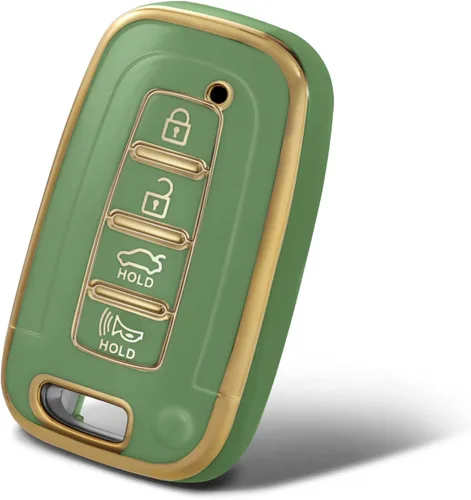 Vista 44 de Funda protectora inteligente de termoplástico con 4 botones para llave de Hyundai; funda compatible con los modelos Elantra, Ioniq, Sonata, Tucson