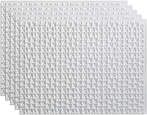 Vista 13 de FASÄDE Terrain - Panel decorativo de vinilo decorativo para salpicaduras de 18 x 24 pulgadas en bronce aceitado (paquete de 5) 5 Pack, Decorative