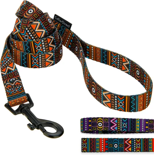 Vista 13 de CollarDirect Correa para perro duradera para mascotas, para caminar, entrenar y correr para pequeña, mediana y grande