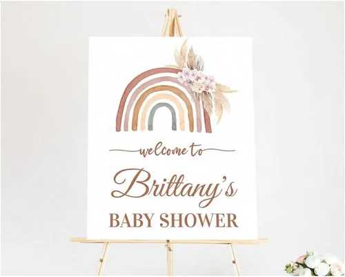 Vista 11 de Letreros de bienvenida personalizados para bebés, decoración de letrero de vegetación editable, plástico