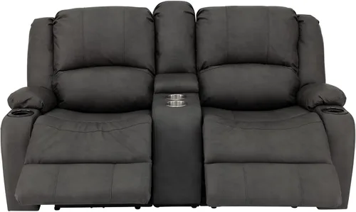 Vista 9 de RecPro Charles - Sofá reclinable doble de pared de 67 pulgadas, para autocaravana, con tela mejorada (color plomizo)