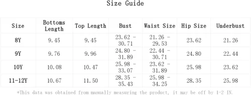 Vista 6 de SHENHE Girl's 2 Piece High Waisted Bikini Sets Criss Cross Spaghetti Strap Swimsuit Bathing Suit