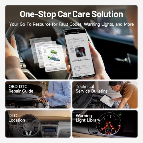 Vista 9 de TOPDON Carpal OBD2 escáner Bluetooth - Herramienta de diagnóstico para todos los sistemas con IA AI-Assisted All System Car Scan Tool for iOS &
