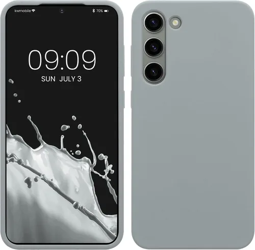 Vista 17 de kwmobile Funda compatible con Samsung Galaxy S9 - Funda de silicona TPU con acabado suave - Blue Reef
