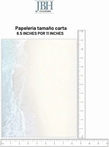 Vista 5 de Papelería escénica Naturaleza - Paquete de 48