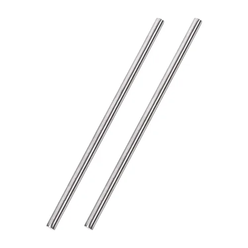 Vista 26 de uxcell Varilla redonda sólida de acero inoxidable 304 de 0.039 in x 3.937 in para manualidades de bricolaje - 2 piezas
