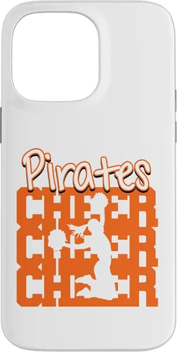 Vista 21 de Pirates Cheer Back to School Cheerleading Spirit O Case for iPhone 16