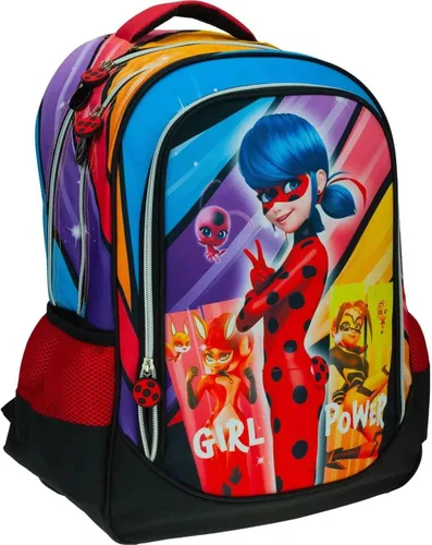 Vista 2 de Miraculous Ladybug Mochila Xtra grande de 18 pulgadas mochila casual multiusos Multicolor XL Casual