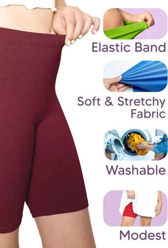 Vista 4 de STRETCH IS COMFORT Pantalones cortos de algodón para niña y leggings hasta la rodilla 4-16