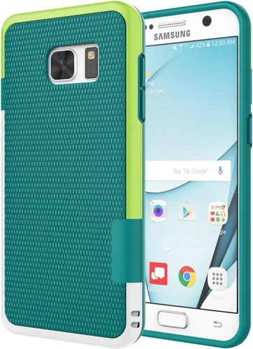 Vista 40 de Jeylly Funda para Galaxy S7, [3 colores] Slim Hybrid Impact Rugged Soft TPU Negro