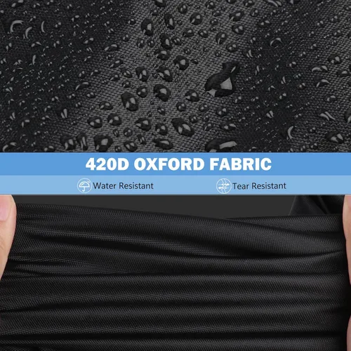 Vista 3 de Funda para carrito de golf, impermeable, universal, para 2/4/6 pasajeros, accesorios para carrito de golf para almacenamiento al aire libre