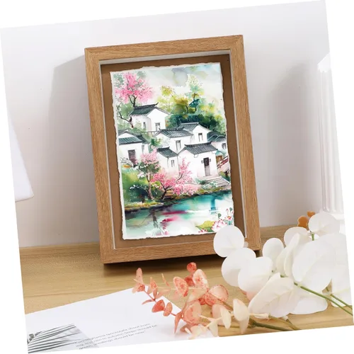 Vista 7 de ARTIBETTER 25sheets Cold Press Watercolor Paper Deckle Edges Blank Artist Paper for Painting Sketching and Card Making Versatile Use for All Skill
