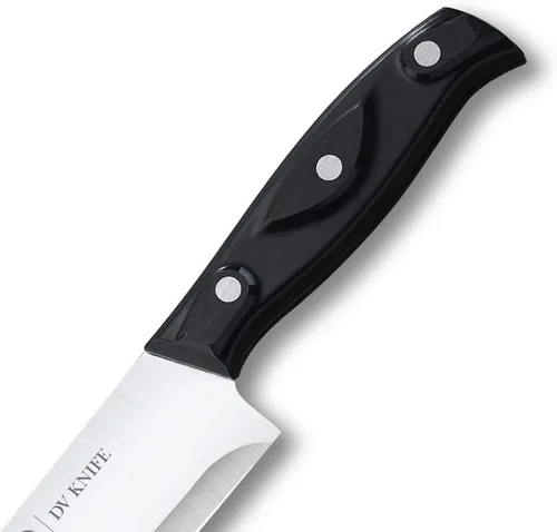 Vista 4 de Cuchillo de chef - Cuchillos de cocina, cuchillo de chef de 8 pulgadas, cuchillo de pelar de 4 pulgadas, acero inoxidable de alto carbono con mango