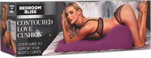Vista 11 de Bedroom Bliss - Cojín de amor contorneado para hombres, mujeres y parejas. Ergonómicamente