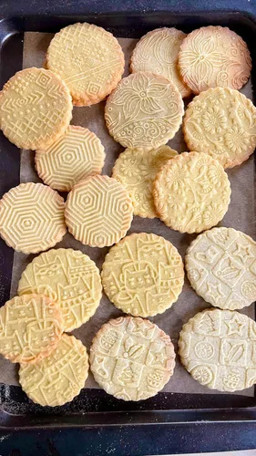 Vista 3 de Rodillo AZTEC en relieve – Rodillo de masa y arcilla para galletas en relieve y cerámica, galletas y sello de cerámica, regalos para hornear