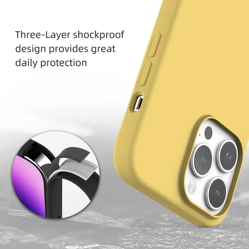 Vista 141 de Funda de silicona líquida compatible con iPhone 12 Pro Max 6.7 pulgadas, funda de gel de protección completa con forro de microfibra, funda
