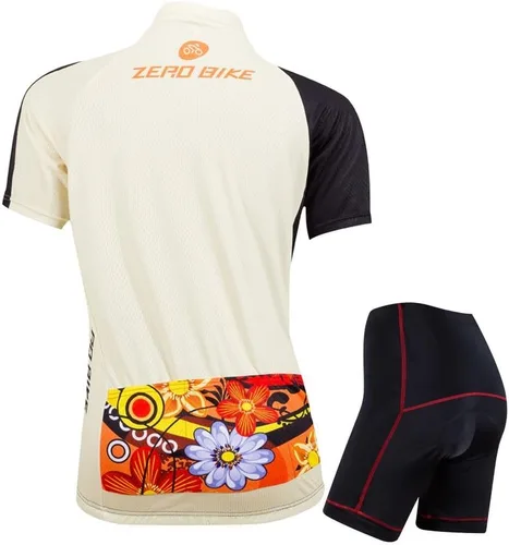 Vista 44 de Jersey de ciclismo para mujer, de manga corta, secado rápido, transpirable, para montaña.