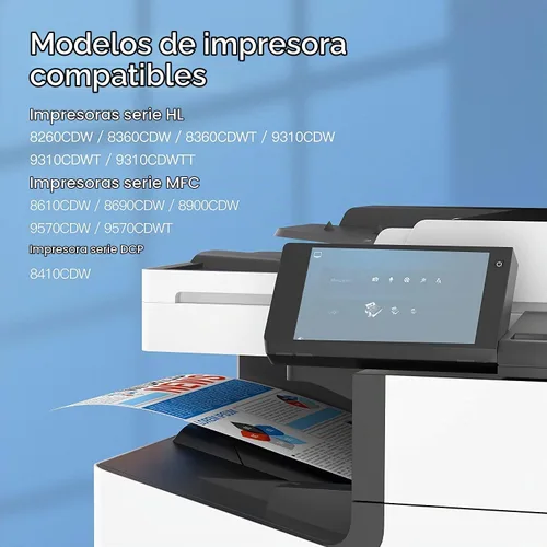 Vista 2 de GPC Image Cartucho de tóner de repuesto compatible para Brother TN433 TN 433 compatible con impresora HL-L8360CDW MFC-L8900CDW HL-L8360CDWT