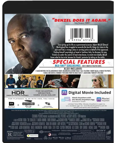 Vista 2 de Equalizer 3, The - UHDBD Combo + Digital