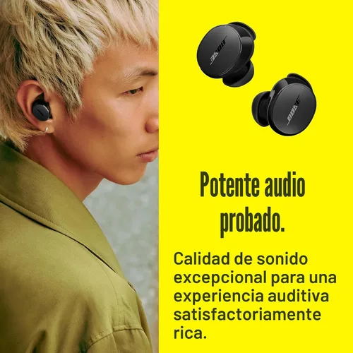 Vista 4 de Auriculares Bose QuietComfort - Auriculares Bluetooth verdaderamente inalámbricos con cancelación activa de ruido y micrófono, carga USB-C