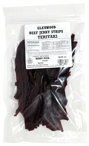 Vista 6 de Glenwood Beef Jerky tierna - Tiras de carne seca de res de 6 onzas (6 onzas, original)