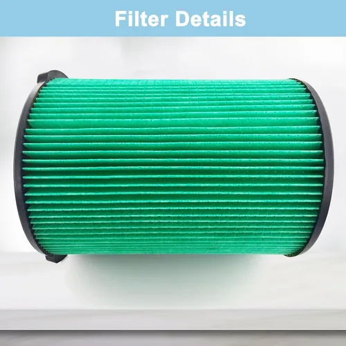 Vista 3 de Paquete de 2 filtros VF6000 para aspiradoras Ridgid de 5-20 galones en seco y húmedo WD5500 WD0671 WD6425 WD7000 WD1280 WD1851 WD1680 WD1956 RV2400A