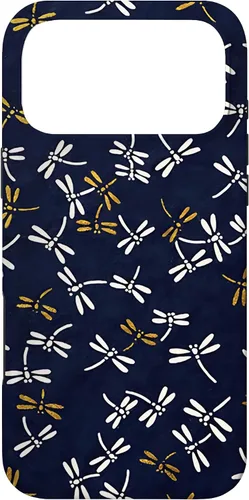 Vista 22 de Dragonflies Pattern Japanese Tombo Akitsu Case for iPhone 17