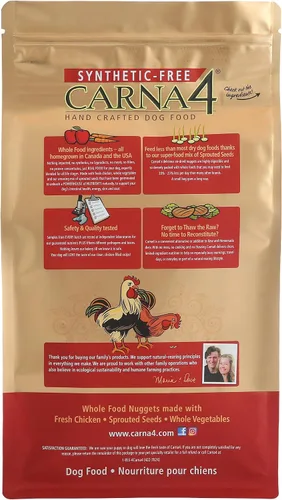 Vista 9 de CARNA4 All Life Stages - Alimento seco para perros con fórmula de pollo (3 libras, pollo)