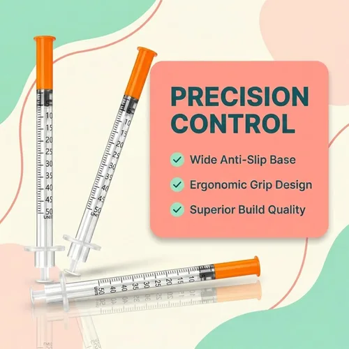 Vista 5 de Jeringas 0.0 fl oz 30G 5/16" (8mm), envueltas individualmente, caja de 100 jeringas de laboratorio