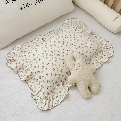 Vista 20 de BuLuTu Funda de almohada de muselina de algodón para niños pequeños con bonito patrón de flores de azalea, súper suave, funda de almohada para cuna