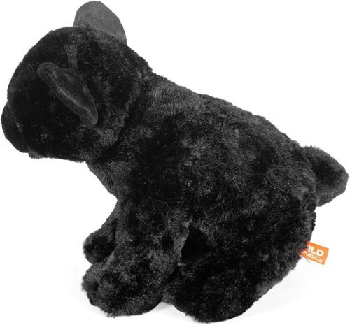 Vista 3 de Wild Republic Jaguar Black, Cuddlekins, animal de peluche, 12 pulgadas, regalo para niños, juguete de peluche, botellas de agua recicladas