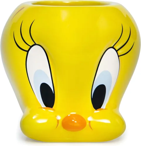 Vista 8 de Silver Buffalo Looney Tunes Taz Face - Taza de cerámica esculpida en 3D, 24 onzas