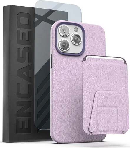 Vista 9 de ENCASED Funda magnética con protector de pantalla para iPhone 14 Plus de 6.7 pulgadas, compatible con MagSafe (transparente)